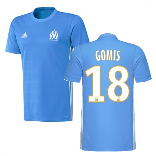 Olympique de Marseille Fodboldtrøjer BAFETIMBI GOMIS Udebanesæt 2017/18 Kort ærmer Olympique de Marseille Fodboldtrøjer BAFETIMBI GOMIS Udebanesæt 2017/18 Kort ærmer