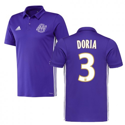 Olympique de Marseille Fodboldtrøjer DORIA 3. sæt 2017/18 Kort ærmer Olympique de Marseille Fodboldtrøjer DORIA 3. sæt 2017/18 Kort ærmer