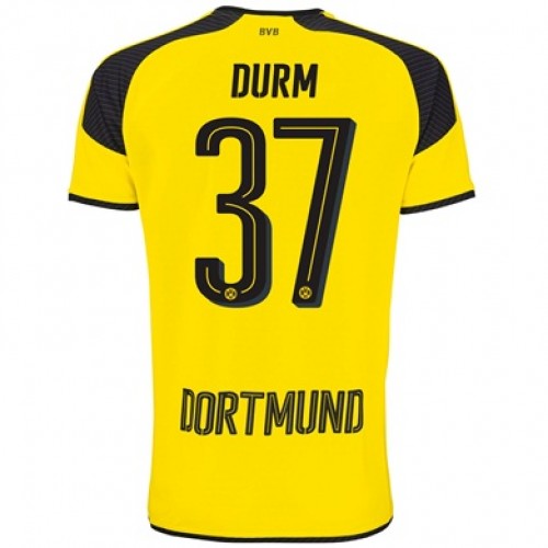 Borussia Dortmund Fodboldtrøjer DURM 3. sæt 2017/18 Kort ærmer Borussia Dortmund Fodboldtrøjer DURM 3. sæt 2017/18 Kort ærmer