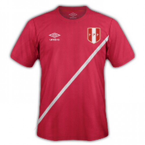 Peru Fodboldtrøjer Udebanesæt 2016/17 Kort ærmer Peru Fodboldtrøjer Udebanesæt 2016/17 Kort ærmer