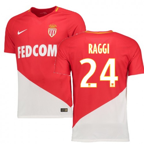 AS Monaco Fodboldtrøjer ANDREA RAGGI Hjemmebanesæt 2017/18 Kort ærmer AS Monaco Fodboldtrøjer ANDREA RAGGI Hjemmebanesæt 2017/18 Kort ærmer