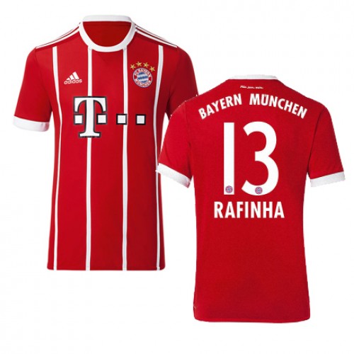 FC Bayern München Fodboldtrøjer RAFINHA Hjemmebanesæt 2017/18 Kort ærmer FC Bayern München Fodboldtrøjer RAFINHA Hjemmebanesæt 2017/18 Kort ærmer