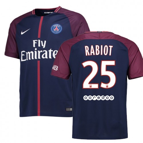 Paris Saint-Germain Fodboldtrøjer ADRIEN RABIOT Hjemmebanesæt 2017/18 Kort ærmer Paris Saint-Germain Fodboldtrøjer ADRIEN RABIOT Hjemmebanesæt 2017/18 Kort ærmer