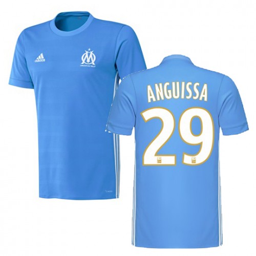 Olympique de Marseille Fodboldtrøjer ANDRE FRANK ZAMBO ANGUISSA Udebanesæt 2017/18 Kort ærmer Olympique de Marseille Fodboldtrøjer ANDRE FRANK ZAMBO ANGUISSA Udebanesæt 2017/18 Kort ærmer