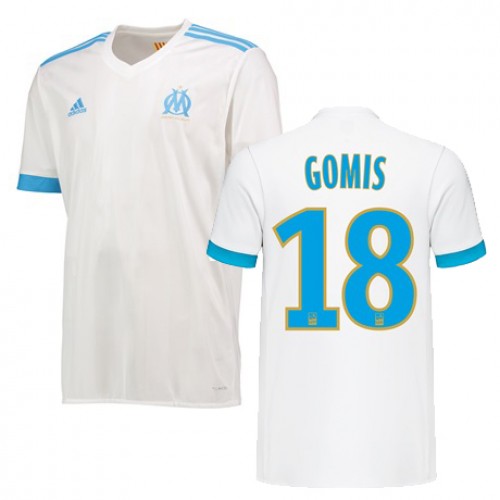 Olympique de Marseille Fodboldtrøjer BAFETIMBI GOMIS Hjemmebanesæt 2017/18 Kort ærmer Olympique de Marseille Fodboldtrøjer BAFETIMBI GOMIS Hjemmebanesæt 2017/18 Kort ærmer