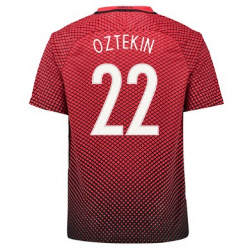 Tyrkiet Fodboldtrøjer YASIN OZTEKIN Hjemmebanesæt Euro 2016 Kort ærmer Tyrkiet Fodboldtrøjer YASIN OZTEKIN Hjemmebanesæt Euro 2016 Kort ærmer