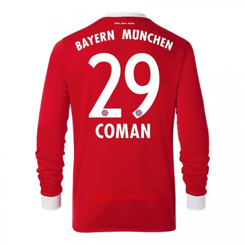 FC Bayern München Fodboldtrøjer Kingsley Coman 29 Hjemmebanesæt 2017/18 Langærmet FC Bayern München Fodboldtrøjer Kingsley Coman 29 Hjemmebanesæt 2017/18 Langærmet