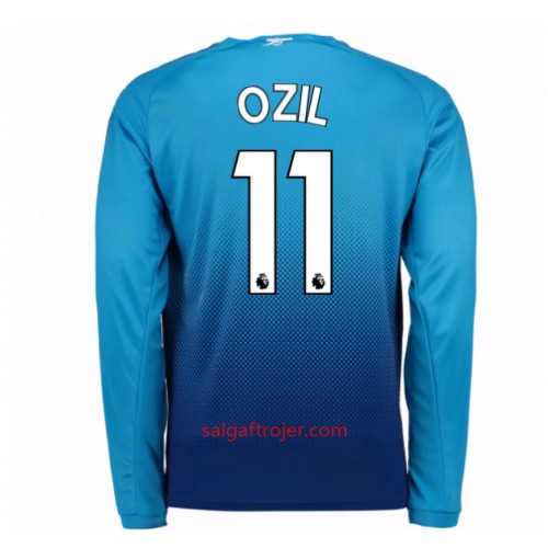 Arsenal Fodboldtrøjer Mesut Ozil 11 Udebanesæt 2017/18 Langærmet Arsenal Fodboldtrøjer Mesut Ozil 11 Udebanesæt 2017/18 Langærmet