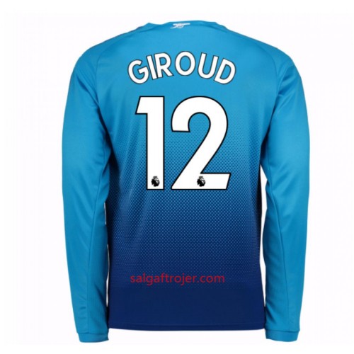 Arsenal Fodboldtrøjer Olivier Giroud 12 Udebanesæt 2017/18 Langærmet Arsenal Fodboldtrøjer Olivier Giroud 12 Udebanesæt 2017/18 Langærmet