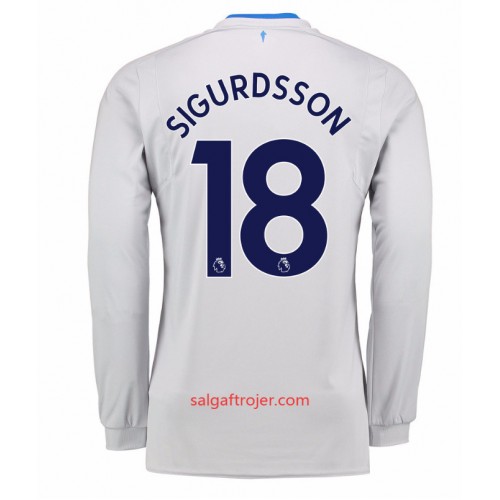 Everton Fodboldtrøjer Gylfi Sigurdsson 18 Udebanesæt 2017/18 Langærmet Everton Fodboldtrøjer Gylfi Sigurdsson 18 Udebanesæt 2017/18 Langærmet