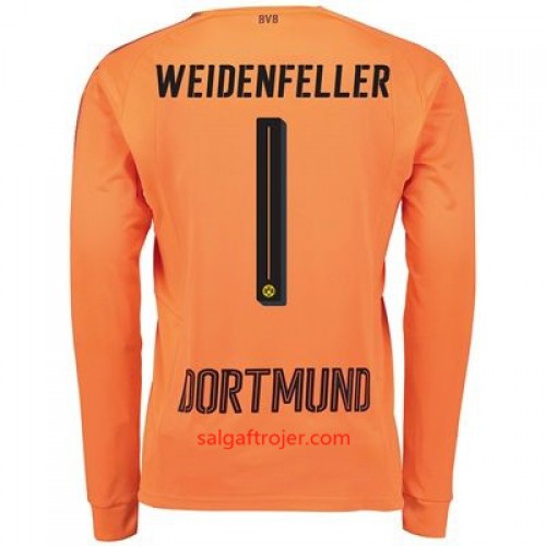 Borussia Dortmund Fodboldtrøjer Målmand Roman Weidenfeller 1 Udebanesæt 2017/18 Langærmet Borussia Dortmund Fodboldtrøjer Målmand Roman Weidenfeller 1 Udebanesæt 2017/18 Langærmet