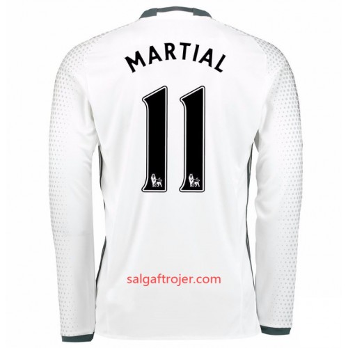 Manchester United Fodboldtrøjer Anthony Martial 11 3. sæt 2017/18 Langærmet Manchester United Fodboldtrøjer Anthony Martial 11 3. sæt 2017/18 Langærmet