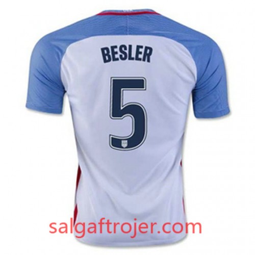 USA Fodboldtrøjer BESLER Hjemmebanesæt 2016/17 Kort ærmer USA Fodboldtrøjer BESLER Hjemmebanesæt 2016/17 Kort ærmer