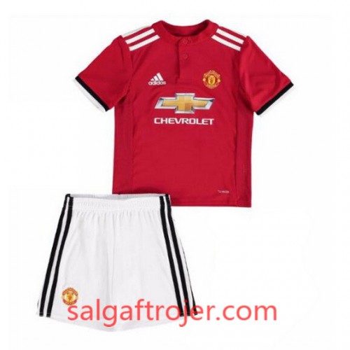 Manchester United Fodboldtrøjer Børn Hjemmebanesæt 2017/18 Kort ærmer Manchester United Fodboldtrøjer Børn Hjemmebanesæt 2017/18 Kort ærmer