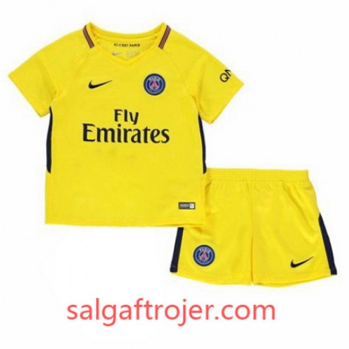 Paris Saint-Germain Fodboldtrøjer Børn Udebanesæt 2017/18 Kort ærmer Paris Saint-Germain Fodboldtrøjer Børn Udebanesæt 2017/18 Kort ærmer