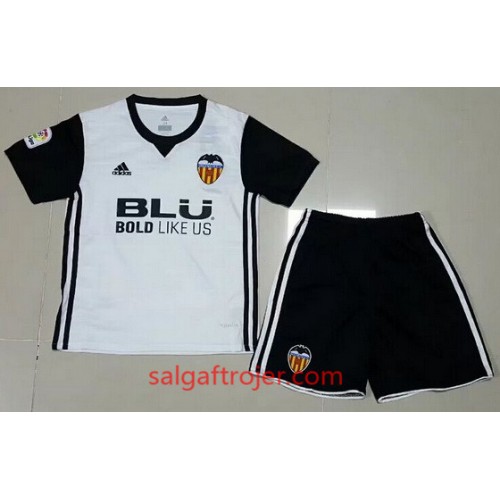 Valencia CF Fodboldtrøjer Børn Hjemmebanesæt 2017/18 Kort ærmer Valencia CF Fodboldtrøjer Børn Hjemmebanesæt 2017/18 Kort ærmer