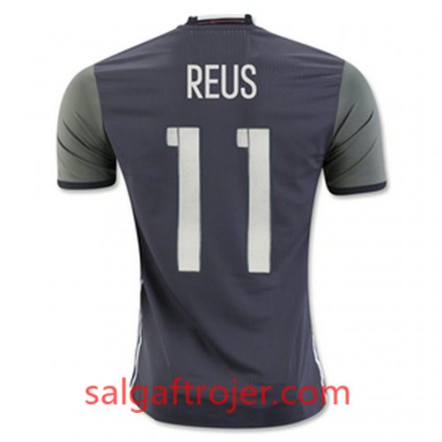 Tyskland Fodboldtrøjer REUS Udebanesæt Euro 2016 Kort ærmer Tyskland Fodboldtrøjer REUS Udebanesæt Euro 2016 Kort ærmer
