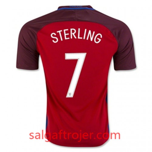 England Fodboldtrøjer STERLING Udebanesæt 2016/17 Kort ærmer England Fodboldtrøjer STERLING Udebanesæt 2016/17 Kort ærmer