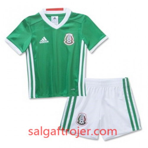 Mexico Fodboldtrøjer Børn Hjemmebanesæt 2016/17 Kort ærmer Mexico Fodboldtrøjer Børn Hjemmebanesæt 2016/17 Kort ærmer
