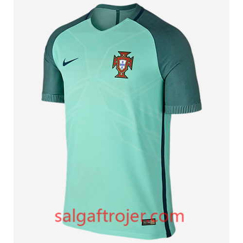 Portugal Fodboldtrøjer Udebanesæt Euro 2016 Kort ærmer Portugal Fodboldtrøjer Udebanesæt Euro 2016 Kort ærmer