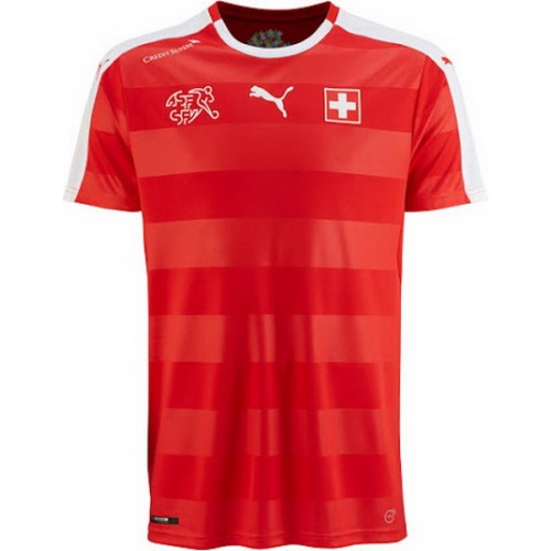 Schweiz Fodboldtrøjer Hjemmebanesæt Euro 2016 Kort ærmer Schweiz Fodboldtrøjer Hjemmebanesæt Euro 2016 Kort ærmer