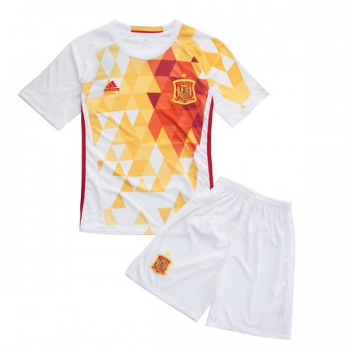Spanien Fodboldtrøjer Børn Hjemmebanesæt Euro 2016 Kort ærmer Spanien Fodboldtrøjer Børn Hjemmebanesæt Euro 2016 Kort ærmer