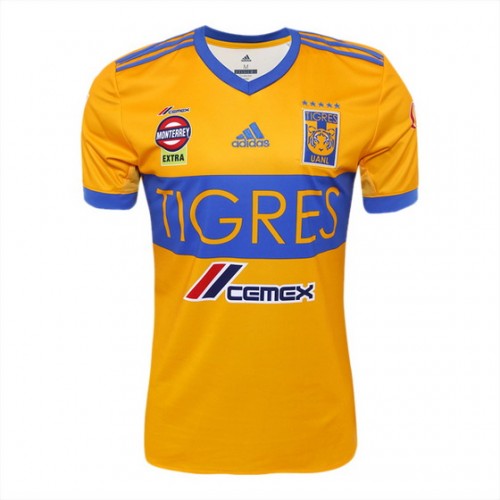Tigres UANL Fodboldtrøjer Hjemmebanesæt 2017/18 Kort ærmer Tigres UANL Fodboldtrøjer Hjemmebanesæt 2017/18 Kort ærmer