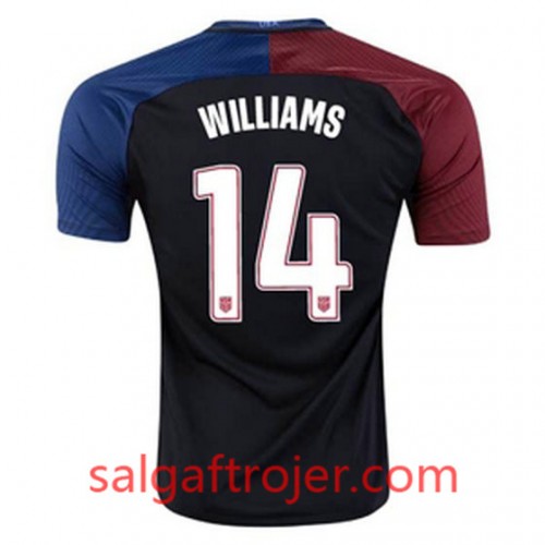 USA Fodboldtrøjer WILLIAMS Udebanesæt 2016/17 Kort ærmer USA Fodboldtrøjer WILLIAMS Udebanesæt 2016/17 Kort ærmer