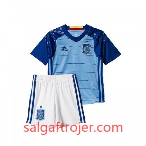 Spanien Fodboldtrøjer Børn Målmand Euro 2016 Kort ærmer Spanien Fodboldtrøjer Børn Målmand Euro 2016 Kort ærmer