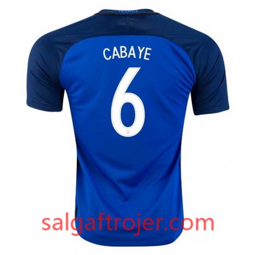 Frankrig Fodboldtrøjer CABAYE Hjemmebanesæt Euro 2016 Kort ærmer Frankrig Fodboldtrøjer CABAYE Hjemmebanesæt Euro 2016 Kort ærmer