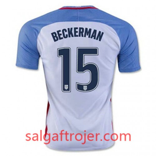 USA Fodboldtrøjer BECKERMAN Hjemmebanesæt 2016/17 Kort ærmer USA Fodboldtrøjer BECKERMAN Hjemmebanesæt 2016/17 Kort ærmer