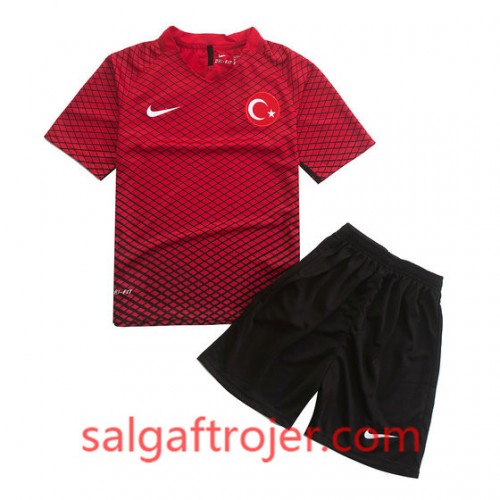 Tyrkiet Fodboldtrøjer Børn Hjemmebanesæt 2016/17 Kort ærmer Tyrkiet Fodboldtrøjer Børn Hjemmebanesæt 2016/17 Kort ærmer