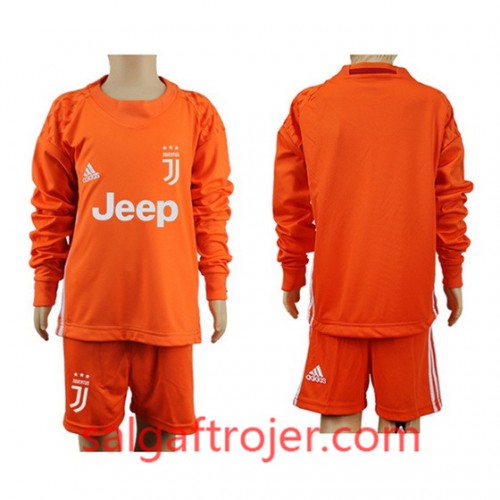 Juventus Fodboldtrøjer Børn orange 2017/18 Langærmet Juventus Fodboldtrøjer Børn orange 2017/18 Langærmet