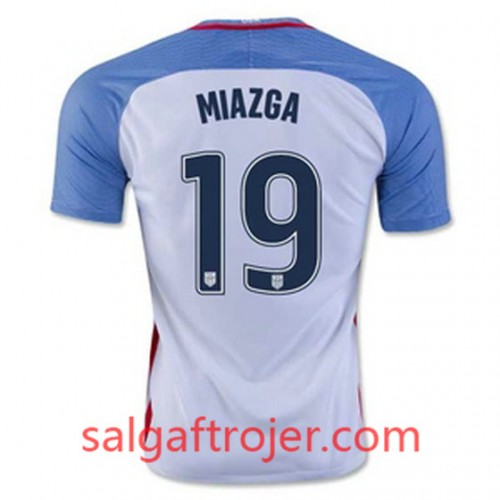 USA Fodboldtrøjer MIAZGA Hjemmebanesæt 2016/17 Kort ærmer USA Fodboldtrøjer MIAZGA Hjemmebanesæt 2016/17 Kort ærmer