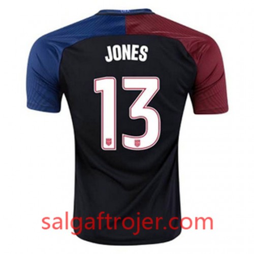 USA Fodboldtrøjer JONES Udebanesæt 2016/17 Kort ærmer USA Fodboldtrøjer JONES Udebanesæt 2016/17 Kort ærmer