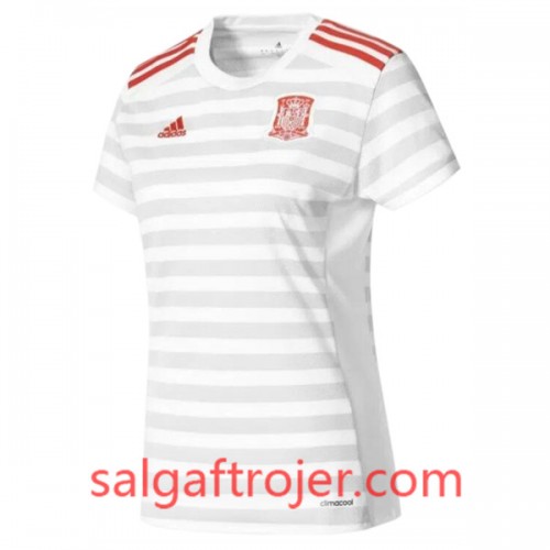 Spanien Fodboldtrøjer Dame Udebanesæt Euro 2017 Spanien Fodboldtrøjer Dame Udebanesæt Euro 2017