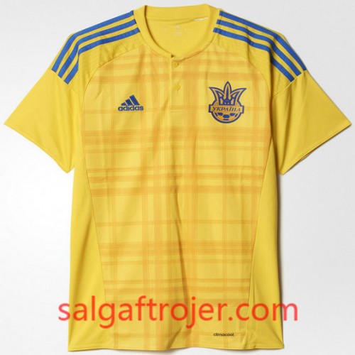 Ukraine Fodboldtrøjer Hjemmebanesæt Euro 2016 Kort ærmer Ukraine Fodboldtrøjer Hjemmebanesæt Euro 2016 Kort ærmer