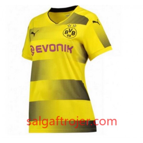 Borussia Dortmund Fodboldtrøjer Dame Hjemmebanesæt 2017/18 Kort ærmer Borussia Dortmund Fodboldtrøjer Dame Hjemmebanesæt 2017/18 Kort ærmer