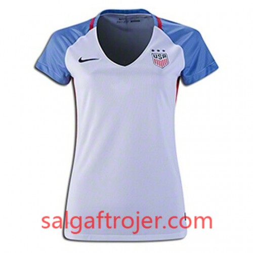 USA Fodboldtrøjer Dame Hjemmebanesæt 2016/17 Kort ærmer USA Fodboldtrøjer Dame Hjemmebanesæt 2016/17 Kort ærmer