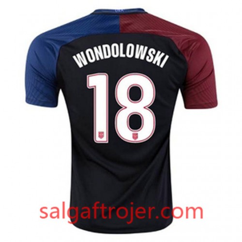 USA Fodboldtrøjer WONDOLOWSKI Udebanesæt 2016/17 Kort ærmer USA Fodboldtrøjer WONDOLOWSKI Udebanesæt 2016/17 Kort ærmer