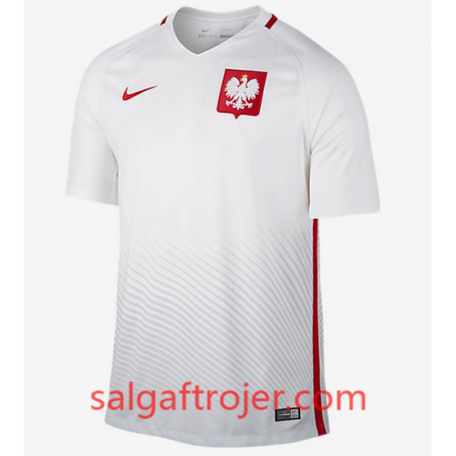 Polen Fodboldtrøjer Hjemmebanesæt Euro 2016 Kort ærmer Polen Fodboldtrøjer Hjemmebanesæt Euro 2016 Kort ærmer