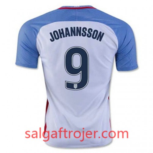 USA Fodboldtrøjer JOHANNSSON Hjemmebanesæt 2016/17 Kort ærmer USA Fodboldtrøjer JOHANNSSON Hjemmebanesæt 2016/17 Kort ærmer