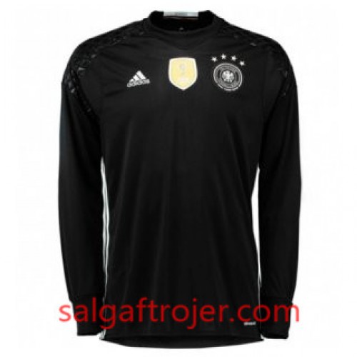 Tyskland Fodboldtrøjer Målmand Euro 2016 Langærmet Tyskland Fodboldtrøjer Målmand Euro 2016 Langærmet