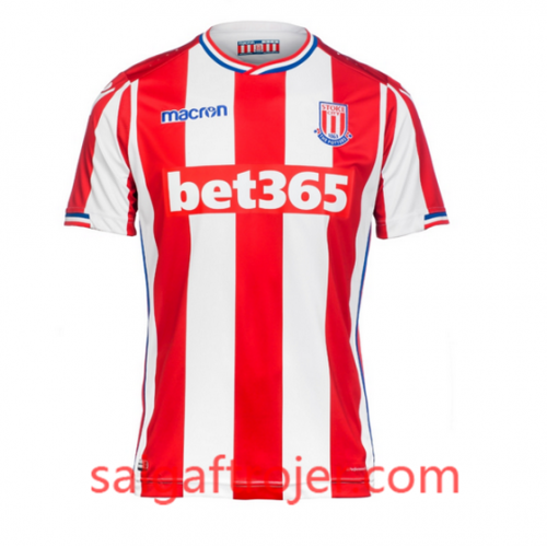 Stoke City Fodboldtrøjer Hjemmebanesæt 2017/18 Kort ærmer Stoke City Fodboldtrøjer Hjemmebanesæt 2017/18 Kort ærmer