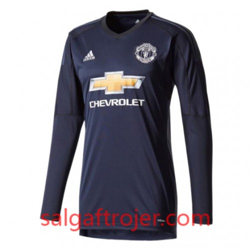 Manchester United Fodboldtrøjer Målmand 2017/18 Langærmet Manchester United Fodboldtrøjer Målmand 2017/18 Langærmet