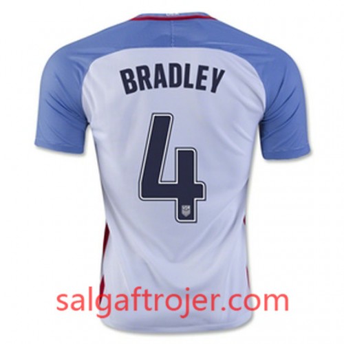 USA Fodboldtrøjer Bradley Hjemmebanesæt 2016/17 Kort ærmer USA Fodboldtrøjer Bradley Hjemmebanesæt 2016/17 Kort ærmer
