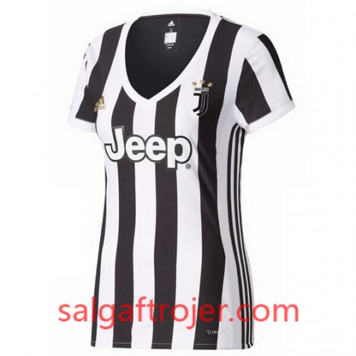 Juventus Fodboldtrøjer Dame Hjemmebanesæt 2017/18 Kort ærmer Juventus Fodboldtrøjer Dame Hjemmebanesæt 2017/18 Kort ærmer