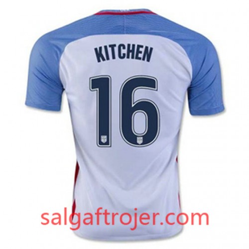 USA Fodboldtrøjer KITCHEN Hjemmebanesæt 2016/17 Kort ærmer USA Fodboldtrøjer KITCHEN Hjemmebanesæt 2016/17 Kort ærmer