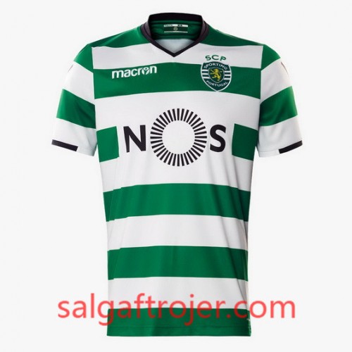 Sporting Fodboldtrøjer Hjemmebanesæt 2017/18 Kort ærmer Sporting Fodboldtrøjer Hjemmebanesæt 2017/18 Kort ærmer
