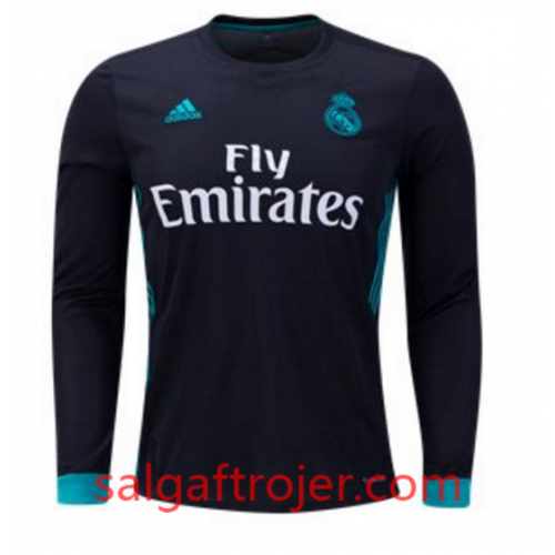 Real Madrid Fodboldtrøjer Udebanesæt 2017/18 Langærmet Real Madrid Fodboldtrøjer Udebanesæt 2017/18 Langærmet